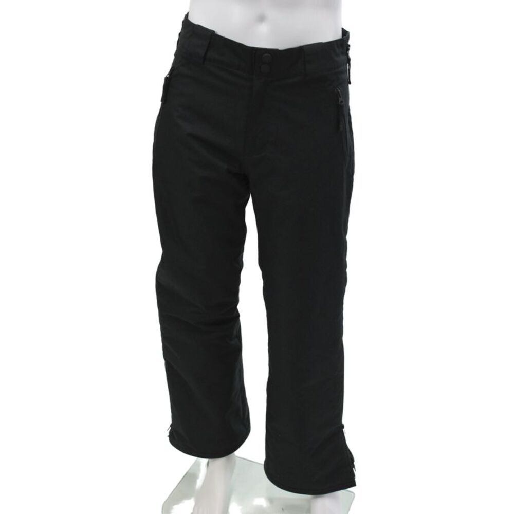 Obermeyer Mens Snow Pants Black 100% Polyester Button Size S